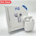 i12 AirPods: Compact, Wireless and Water-resistant: High fidelity stereo Bluetooth v4.2 headphones with high definition NBC sound, deep bass, louder volume and prompt touch control for portable all-day listening.. 