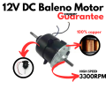12V DC High Speed Air Cooler Baleno Motor – 100% Pure Copper  | 3200 RPM | Dual Ball Bearing | DC 12 Volt Motor For Air Cooler & Stand Fan Original Baleno High Speed Motor Fully Copper Winding | BOLENO MOTOR 100% COPPER. 