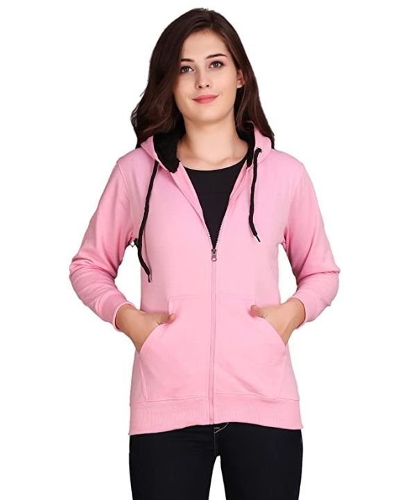 Sharrys%20Womens%20Zipper%20Hoodie%20Plain%20Pullover%20Front%20zip%20up%20Kangro%20Pocket%20Hoddie%20New%20arrivals%20Girls%20Casual%20Winter%20Wear%20(%20Baby%20Pink%20)%20-%20Image%202