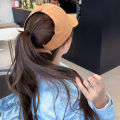 Solid Color P Letter Women Baseball Cap Summer Empty Top Sun Hat Casual Sports Girls Ponytail Caps. 