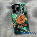 One Piece Cartoon Anime Cool Roronoa Zoro for Realme C67 C17 C53 C25 C35 C15 C12 C55 C51 C11 C21Y C33 C20 C25Y C30 C21 C20A Note 50 8i 9i 5 5s 5i 6i 7i Narzo 50 Plating Metal Case. 