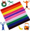 Pack of 100 - Pipe Cleaner velvet Sticks. 