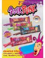 Sour Punk Candy Stick Variety Pack of 4 Flavors (Cola, Apple, Blueberry & Strawberry), 20gm Each. 