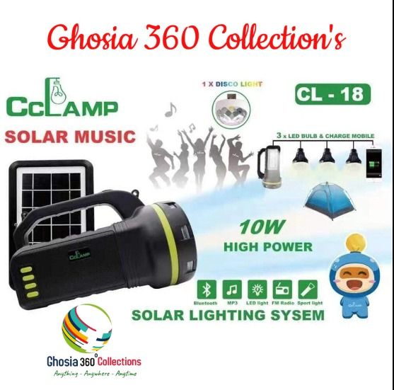 10W%20Camping%20Emergency%20Solar%20Lightning%20System%20With%203%20Bulbs%20Set%20Bluetooth%20Speaker/FM%20Radio,%20Mobile%20Charging%20Power%20Bank%20-%20Image%204