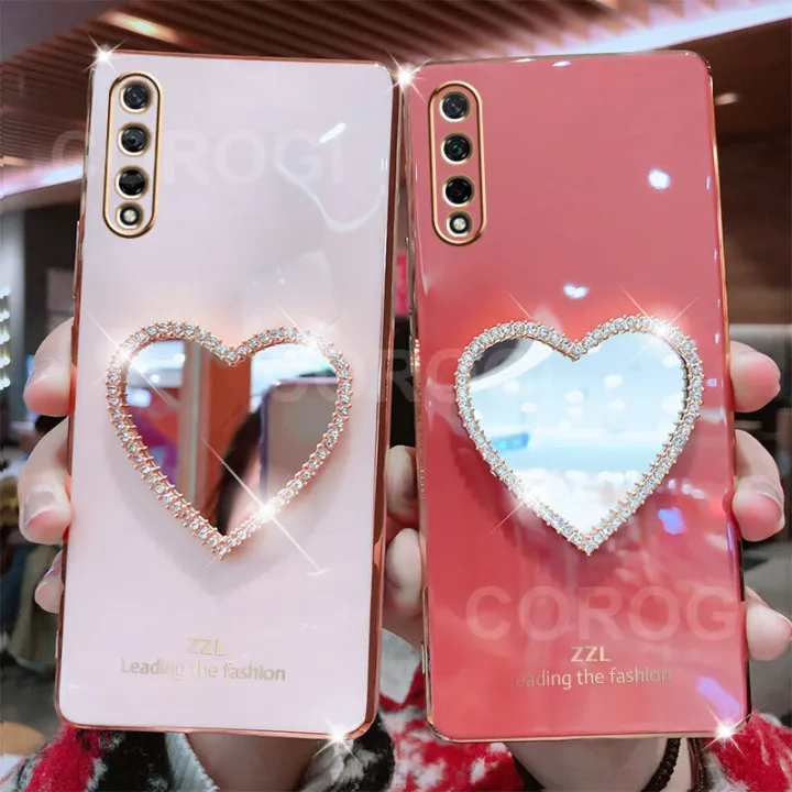For%20Samsung%20Galaxy%20A50s%20A50%20A30s%20Cover%20with%20Makeup%20Mirror%20Shiny%20Plating%20Square%20Bumper%20Girls%20Phone%20Case%20Soft%20TPU%20Silicone%20Shockproof%20Protective%20Back%20Cover%20-%20Image%203
