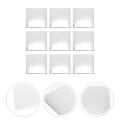 25 Pcs Acrylic Mirror Sticker for Craft Square Mirrors Wall Mini Door Tile Small Crafts. 