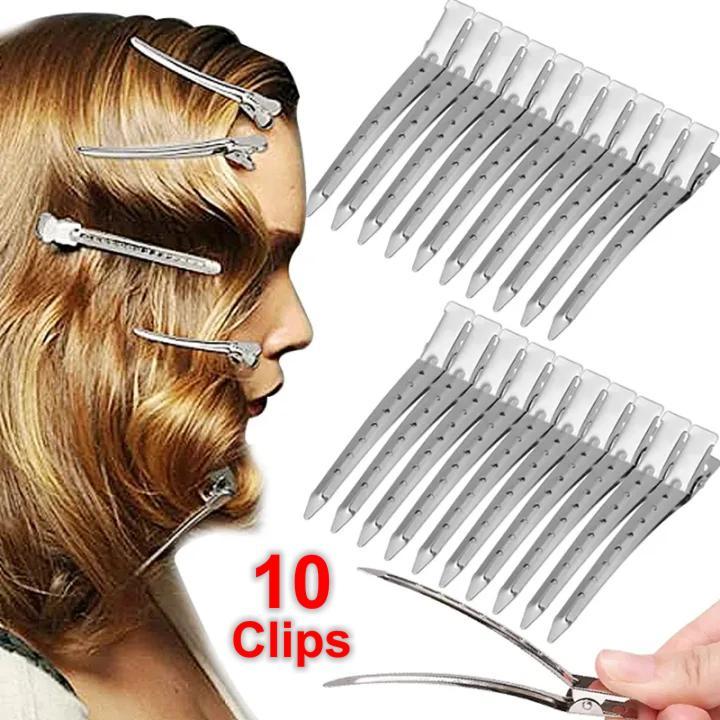 Hair Sectioning Clips Steel 10 Pcs/Pack Perfectly crafted to hold ...