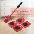 Imported Quality Furniture Mover Tool Transport Lifter Heavy Stuffs Moving Wheeled Roller Bar Set Roller Device Heavy Stuffs Moving Hand Tools. 