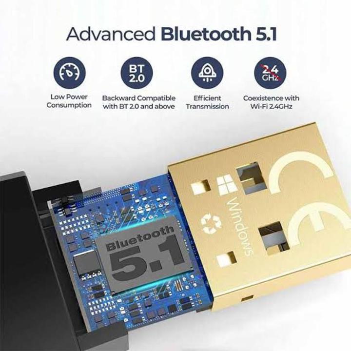 Bluetooth Adapter V5.1. Bluetooth dongle. Bluetooth adapter for audio video and file transfer.
