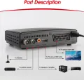 Freeview HD TV Set Top Box Recorder - August DVB400 - Watch Live, Schedule Over 8 Recordings, Play Pause Rewind in 1080p HDMI High Definition - Black uk import. 