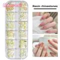 Nail Art Accessories Sparkling Aurora Rhinestone Nail Art Kit Create ning Nail Looks with Flat Bottom Manicure Accessories Stylish Nail Looks. 