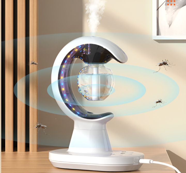 Air Humidifier 3 in 1 Multifunctional Mosquito Repellent | Bedroom Night Light Household Mute Living Room Bedroom Spray Air Diffuser | Electric Mosquito Pest Repellent for Home