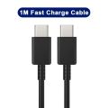 Original Samsung Cable 45W 25W 5A USB C to USB C Super Fast Charging 2.0 5A Cable for Samsung Galaxy Galaxy Tab S8 Ultra, Note20 Ultra, Note10 Plus, Note 20 ultra, S21 ultra, S22 ultra, S23 A32, A33, A52, A53 5G, Samsung Galaxy Tab S4, Tab S5E, Tab S7 P. 