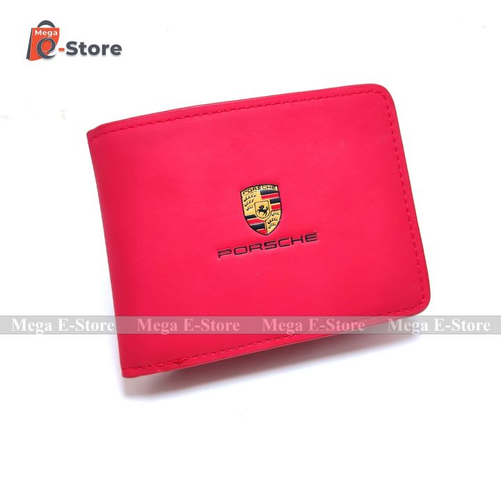 Leather Wallet for men- Stylish Leather Wallet for Men - Porsche Leather Wallet – Decent Stylish and Smart Wallet- For Sports Cars Lovers