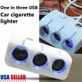 Car Adaptor Triple 3Con Port & 2 Usb Port. 