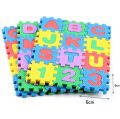 Soft Foam ABC Mat 6cm x 6cm Letters & Numbers, Kids Educational And Learning ABC Mat - M10463. 