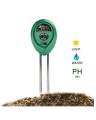 3 In 1 Soil Tester Meter PH Meter Analyzer for Garden Lawn Flower Kit Plant Pot Moisture Light PH Sensor Tool. 