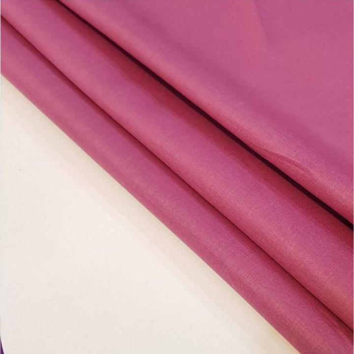 Dark Tea pink Color Bareeza Lawn Cotton for Trouser or Shirts For Women -UnStitched  Suits 2.5 Meter Color Premium  Quality Durable Fabric Reasonable Stylish Look 1 Piece Only (2.5 Yards)