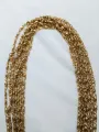 115 cm /45 Inches Chain for Crafting, Handmade Jewelry Making, DIY | KC Gold-Plated Swirl Link | Purse Clutches Cross Body Bags Chain. 