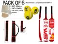 JD, Saki, German, Big Sixer, I GA Tape Ball Cricket Bat - High-Quality Bat for Enhanced Performance. 