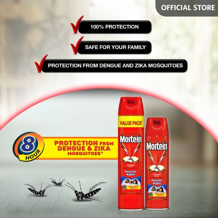 Mortein Flying Insect Killer Spray Peaceful Nights 375ml - Pack of 2