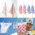 1 Set - 24Pcs/Set | Metal Cloths Drying Clip | Laundry Hanger Hooks | Wood Clothes Peg Pin | Wet Hanging Drying Clips | Windproof Chutki Chimti | Clothing Line Pegs Pins | Bamboo Clothpins Clothpegs | Clamps Dryer For Socks, Towels, Underwear. Laundry. 