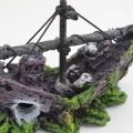 Fish Tank Decoration Aquarium Accessories Ornament Cave Landscape Castles Corsair Ship. 