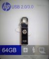 HP 64GB USB FLASH DRIVE -SILVER. 