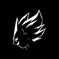 Goku Head Pvc Sticker for Car, Laptop, Bike or etc (5inch by 6inch. 