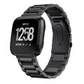 Replacement Stainless Steel Watch Band Strap For Fitbit Versa Fitbit Versa 2 Fitbit Versa Lite Metal Watch Band (Not For Versa 3 and Sense). 