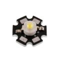 2pcs  5V 3V-7V High Power RED LED 630nm with 100ohm resistor 20mm PCB heatsink Plum Shape. 