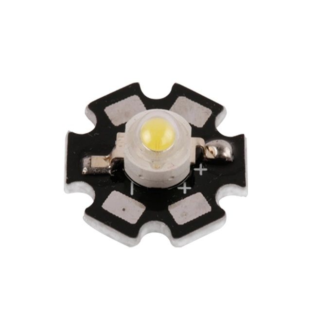 2pcs  5V 3V-7V High Power RED LED 630nm with 100ohm resistor 20mm PCB heatsink Plum Shape