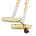 Geoffrey  4 Mallets  Root Cane Professional Game Polo Mallets Sticks } Tapered 4/5 knots. 