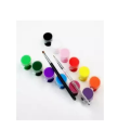 Mini Poster Paint kit for Kids, 6 Colours 3ML Each + 1 Brush (Random Small Paint Boxes). 