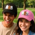 The Bear Bears Cap for Cute Panda Adjustable Baseball Hats at CustomizeGiftsPK. 