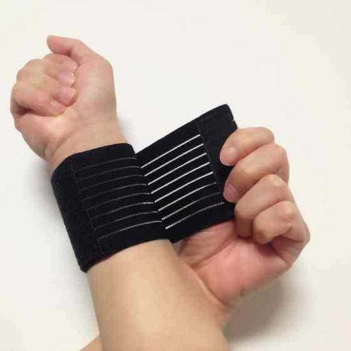 【Atoztide Store】Pcs Fitness Gym Sports Wrist Support Volleyball Wrist Wraps Strap Men Women Guard Protect Wristband Patines