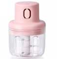 Wireless Portable Mini Electric Food Chopper USB Machine for meat and vegetables – Stainless Steel – 250ml – Rechargeable. 