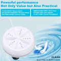 Portable Washing Machine Mini Portable Ultrasonic Laundry Cleaning Washing Machine - USB Turbo for Sock, Underwear, Small Rags, Towel washer - Travel, Camping, Business Trip. 