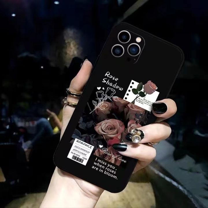 Creative Vintage Art Red Rose Flowers Phone Case Compatible for Infinix Note 40 4G X6853 40 Pro 4G X6850 40 Pro 5G X6851 40 Pro+ X6851 Fashion Fresh Flowers Angel Eyes Soft Case