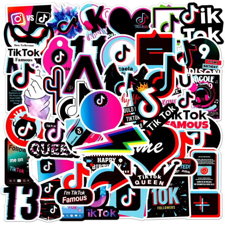 50%20Tik%20Tok%20TikTok%20logo%20graffiti%20stickers,%20luggage%20cases,%20computers,%20mobile%20phones,%20refrigerators,%20personalized%20waterproof%20stickers%20-%20Image%202
