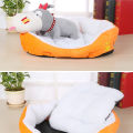 Fleece Samoyed Huskie Pet Dog Cat Sleeping Bed Cushion Pad Blanket Nest Seat. 