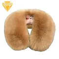 Windproof Faux Collar Cozy Faux Fur Neck Warmer Scarf for Winter Unisex Design less Than Women Winter Fake Collar. 