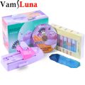 High Quality Pro Nail Art DIY Pattern Printing Manicure Machine Metal Stamp Stamper Nail Tools Color Draw Polish Nail Printer Tool Stamp Manual Nail Art Painting Home Nail Printing Makeup Tool with 6 Sheets Printing Steel Plate. 