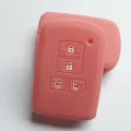 【Universal Car Parts Store】FOB Remote Holder Toyota Sienta Alphard Voxy Harrier 4 Button Silicone Cover Esquire Vellfire Car Key. 