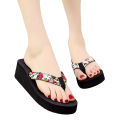 【ALLGOOD】Female shoes Women Ladies Fashion Summer Flowers Bohemian Style Slippers Beach Sandals Shoes. 