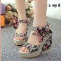 Exclusive Design Of Girls Wedge Sandals. 