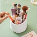 360° Degree Rotating Makeup Brush Holder with Dustproof Lid | Cosmetic Brush Case | Countertop Brushes Holder | / jewellery organizer box / makeup organizer. 