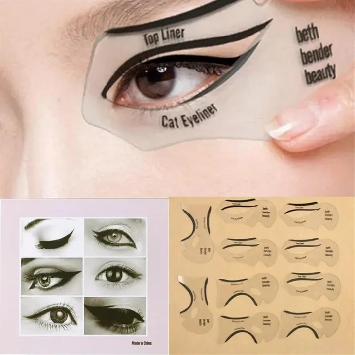 6Pcs%20Stencils%20for%20Perfect%20Cat%20Eyeliner%20and%20Smoky%20Eyes%20,%20Eye%20Stencils%20-%20Image%202
