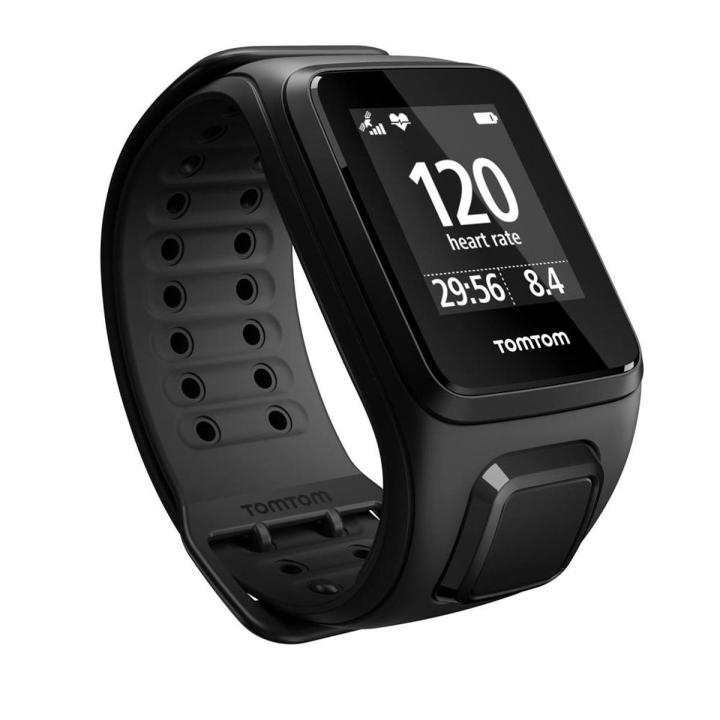 TomTom Spark GPS Fitness Watch Monitor Steps, Active Minutes, Distance, Calories Burnt, Sleep and Heart Rate Black