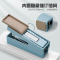 Deli Office Supplies Stapler Thickened Large Size Stapler Mini Small Sized Book Stapler Medium Student Multi-Functional Stapler Thick Book Booking Bookbinding Machine Manual Student Book Booking Machine Good-looking. 